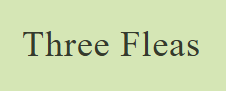 Three Fleas Logo