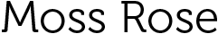 Shop Moss Rose Logo