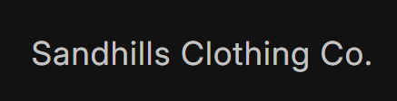 Sandhills Clothing Co Logo