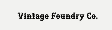 Vintage Foundry Co Logo