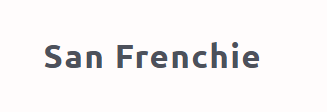 San Frenchie Logo