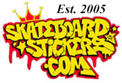 Skateboard Stickers Logo