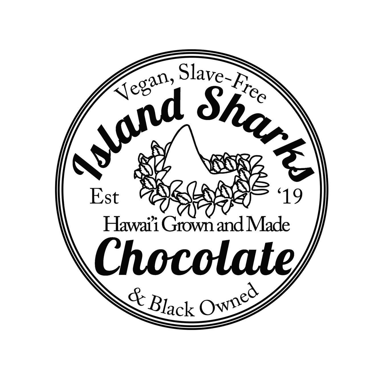 Island Sharks Chocolate Logo