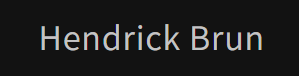 Hendrick Brun Logo