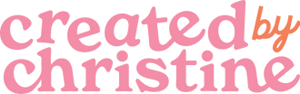 Created By Christine Logo