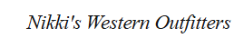 Nikki’s Western Outfitters Logo