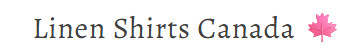 Linen Shirts Canada Logo