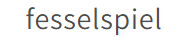 fesselspiel Logo