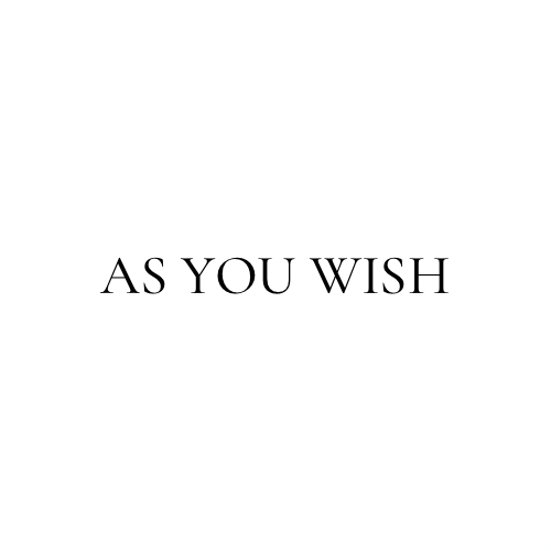 As you wish collection Logo