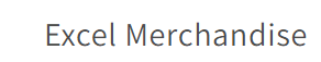 Excel Merchandise Logo