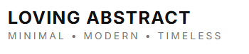 Loving Abstract Logo
